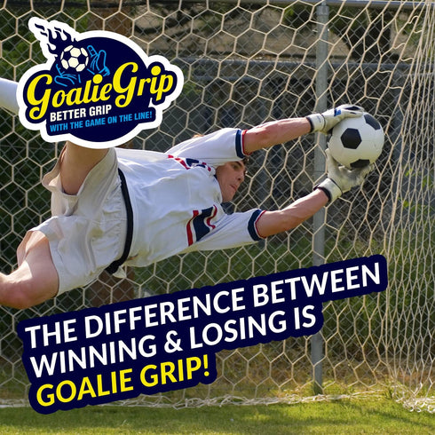 Goalie Grip Spray, Extra Grip for Soccer Goalie Gloves, Youth Soccer Accessories (2 oz)