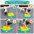 3 1 Dog Puzzle Toy Mental Stimulation - Level in Dogs Food Feeder Puzzle, Dog Treat Puzzle Feeder (Advanced-Blue Board)