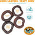 Beef Collagen Rings - Rawhide Free Dog Chews, 100% Beef Corium, Natural Dog Treats, Pack of 4
