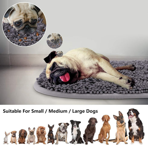 17'' 21'' Snuffle Mat for Dogs, x Dog Sniffing Interactive Feeding Game Boredom, Puzzle Toys Encourages Natural