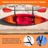 Kayak Storage Strap System with Adjustable Wall Mount Straps for 1 or 2 Kayaks