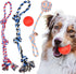 Pacific Pups Large Dog Toys 4 Piece Dog Toy Set for Aggressive Chewers, Dog Tug of War Toys for Large Dogs