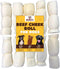 Woofley's 5-6" Buffalo Beef Cheek Roll -(10 Count)- Beef Cheek Rolls for Dogs