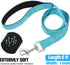 6 Pieces Double Sided Reflective Dog Leash - Nylon Leashes for Medium and Large Dogs, Heavy Duty Padded Handle