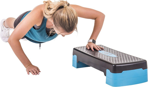 The Step Small Aerobic Stepper for Home Workout, Exercise Steppers for Fitness