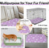 8 Pack 18" 24" BEAUTYZOO Washable Pee Pads for Dogs, Reusable Puppy Pads for Potty Training, Waterproof Super Absorbent