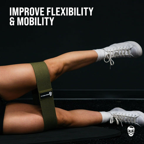 Hip Bands for Booty Workouts | Non Slip Fabric Band Set with 3 Levels for Legs & Hip - for Men & Women