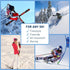 Hang 11' Ski Wall Mount - Vertical Ski Storage Rack, Ski Holders, Ski Holder Wall Mount, Ski Rack for Garage