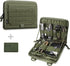 WYNEX Tactical Folding Admin Pouch, Molle Tool Bag with U.S Patch, Utility Organizer