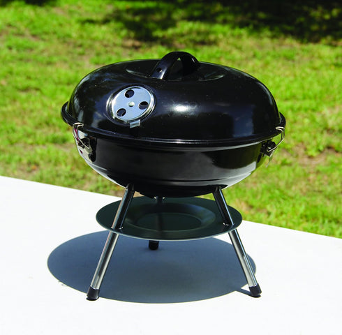 Texsport Mini Portable Charcoal BBQ Grill, Black