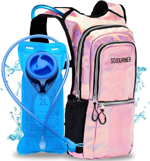 Sojourner Hydration Pack - Water Backpack with 2l Bladder, Festival Essential for Hiking, Running, Biking