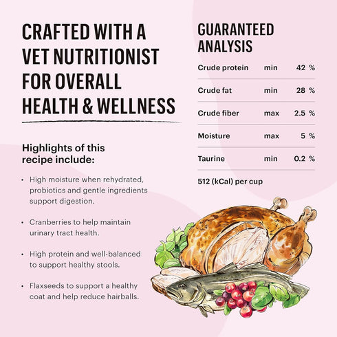 The Honest Kitchen Dehydrated Grain Free Chicken & Fish Cat Food, 2 lb Box