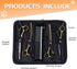7 Inch 6 1 Set, Professional Dog Grooming Scissors Kit, in Grooming Scissors for Dogs, Pet Grooming Shears Straight