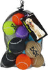 Colorful Squeaky Tennis Balls for Dogs, Easy Catching Pet Dog Balls 12 Pack (2.5inch-6colors)