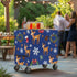Sarogrorin 80-100 Outdoor Cooler Covers Waterproof Foldable Patio Cooler Cover for Outdoor Quart Christmas Decorations