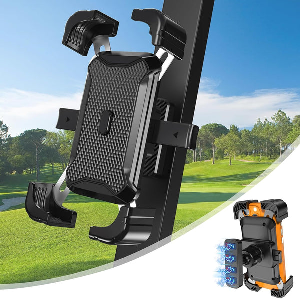 KingofKings Golf Cart Phone Holder, Golf Gifts for Men Him Dad Boyfriend, Golf