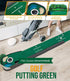 Zcoorey 8ft 3D Putting Green Indoor - Golf Putting Mat boasts Genuine Green Speed and a Wrinkle-Free Surface. Practice
