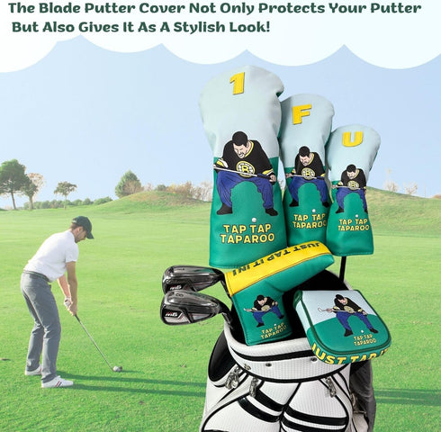Funny Golf Putter Headcover, Perfect Golf Gift for Men and Women, Accessories for Golfers