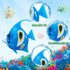 Weewooday 20 Pieces Artificial Moving Fishes - Plastic Floating Fish Ornament Aquarium Decorations for Fish Tank