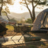 Backpacking, NACETURE Camping Table with Folding Legs and Mesh Storage Basket for Food, Coffee, or Camp Grill