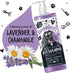 Dog Shampoo by Bugalugs lavender & chamomile 4 in 1 dog grooming shampoo products for smelly dogs with fragrance, best puppy shampoo, Vegan pet shampoo & conditioner