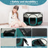 Foldable Puppy Playpen Indoor for Cat - Portable Cats Dogs Kennel Pop Up Cat Playpen for Small Pets Kitten Outdoor