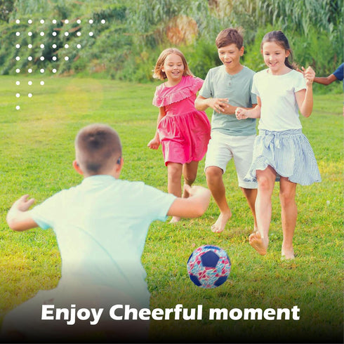 SOAK Waterproof Soccer Ball - Glow in The Dark Size 5 Kick Ball for Indoor/Outdoor Play for Kids and Adults