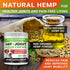120 Advanced Hemp + Glucosamine Dog Joint Supplement - Hip Joint Pain Relief - Mobility Chews for Dogs - Chondroitin