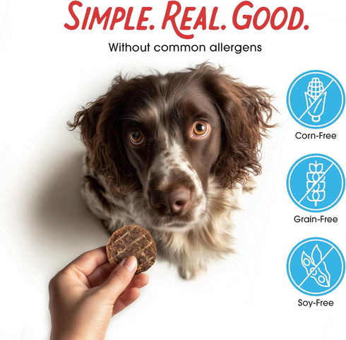 Farmland 2.5 (Pack 1). Traditions New Filler Free Dogs Love Pork Premium Jerky Treats for Dogs Pound