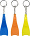 Flow Mini Swim Fin Keychain with Swimmer Fins and Key Ring in Assorted Colors