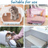 100 Chinchillas Tfwadmx Pcs Rabbit Pee Pads Disposable Cage Liners Leak-Proof Super Absorbent Potty Training Pad