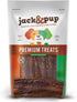 (25 Pack) 6" Jack&Pup Beef Jerky for Dogs Esophagus Dog Treats, Beef Gullet Sticks for Dogs, Long Lasting Dog Chews