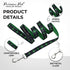 Parisian Pet Dog Leash - 4Ft Heavy Duty Scottish Green Plaid Print Nylon Doggie Walking Leash for Small and Medium Dogs
