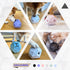 Treat Dispensing Balls for Medium Dogs and Cat Treat Dispenser Toy, Interactive for Self-Play, Improves Oral Hygiene