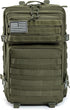 QT&QY 45L Military Tactical Backpack - Molle Army Assault Pack, 3 Day Bug Out Bag