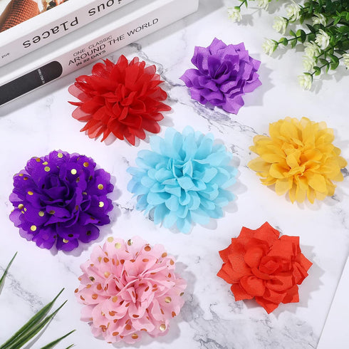 42 Pcs Dog Collar Flowers, Cute Dog Grooming Bows, Accessories for Dog Collars, Flower Bow Ties for Pets