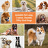 Dog Brush, Pin Brush for Dogs, 27mm Extra Long Pin Brush for Shedding, Beech Wood Material, Non-Slip Rubber Handle