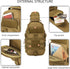 Packs Backpack Protector Plus Tactical Sling Bag Military MOLLE Crossbody Chest Shoulder (Patch Included)