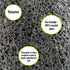 Pet Hair Removal Tool for Carpet, Car, Rugs, Bedding, Clothing, Automotive Interior Detailing, Gray