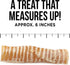 Natural Rapport Beef Trachea Dog Treats - All Natural Chews for Small and Large Dogs, 3 Chews