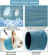 NACOCO 2 Pcs Dog Instant Cooling Scarf, Summer Pet Bandana for Bulldog, Ice Towels, Blue, M