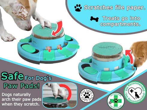 Dog Nail Scratch Board | Scratch Pad for Dogs | Dog Nail File Board | Dog Nail File Toy | Dog Scratch Pad for Nails |