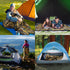 Night Cat Camping Sleeping Bag for Adults, 3 Seasons Portable Lightweight for Hiking, Indoor Outdoor, 5-15?