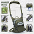 Goture Lightweight Fly Fishing Chest Pack, Tackle Storage Bag with Adjustable Padded Waist and Neck Strap