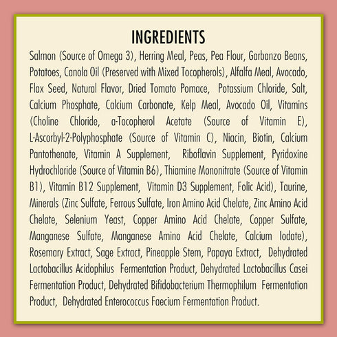 AvoDerm Natural All Life Stages Dry Dog Food, Grain Free, Salmon & Vegetables Recipe, 4 Pounds