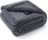 Waterproof Reversible Pet Blanket, Liquid Pee Proof Cover for Dogs and Cats, Dark Gray X-Large (85" x 57")