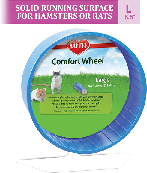 Kaytee Comfort Wheel Large 8.5 Inches for Small Pets