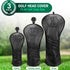 Golf Club Covers Set of 3 or 1PC, Head Covers for Woods and Drivers, Fit Most Golf Clubs