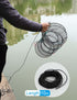 10m Hlotmeky Crab Trap Minnow Trap Fishing Bait Traps with Hand Rope, Folded Lobster Crawfish Fishing Net Trap
