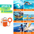 Water Rescue Throw Bag with 50FT Rope, High Visibility Emergency Rescue Rope for Kayaking